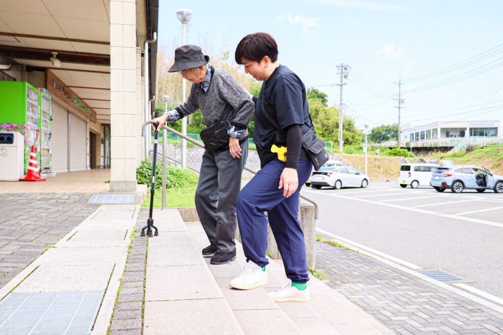 外出支援の写真